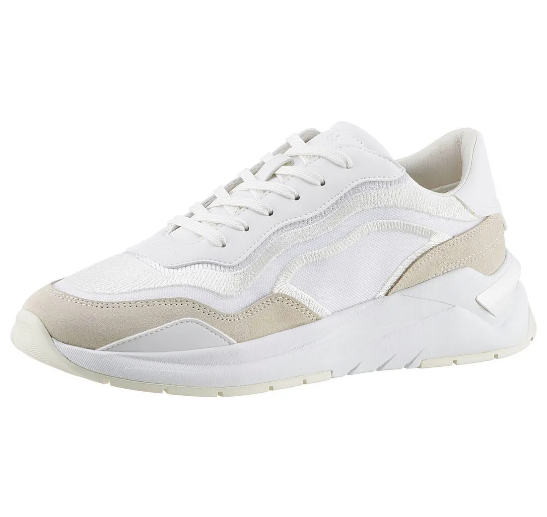 BOSS Skylar Runn Sneaker Freizeitschuh, Halbschuh, Schnürschuh mit Kontrastdetails