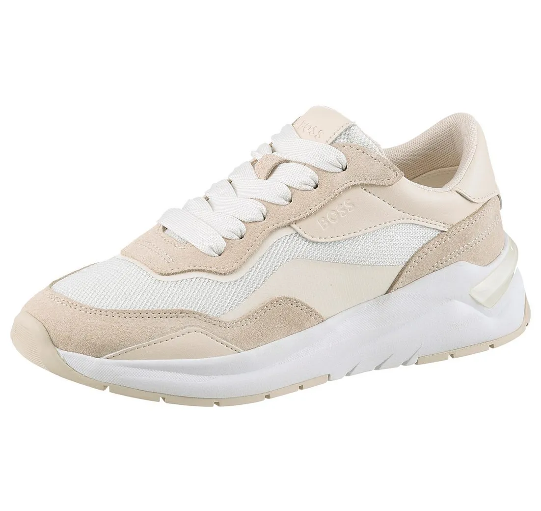 BOSS Skylar_Runn Sneaker, Freizeitschuh, Halbschuh, Schnürschuh im Materialmix