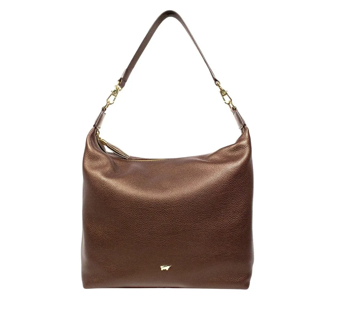 Braun Büffel Handtasche ALESSIA Hobo Bag grizzly