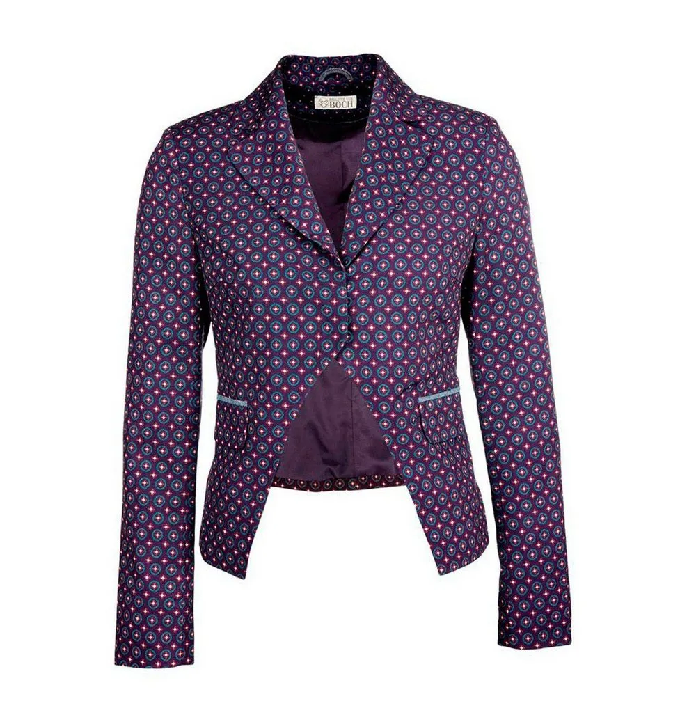 BRIGITTE VON BOCH Kurzblazer Tarbot Print-Jackett