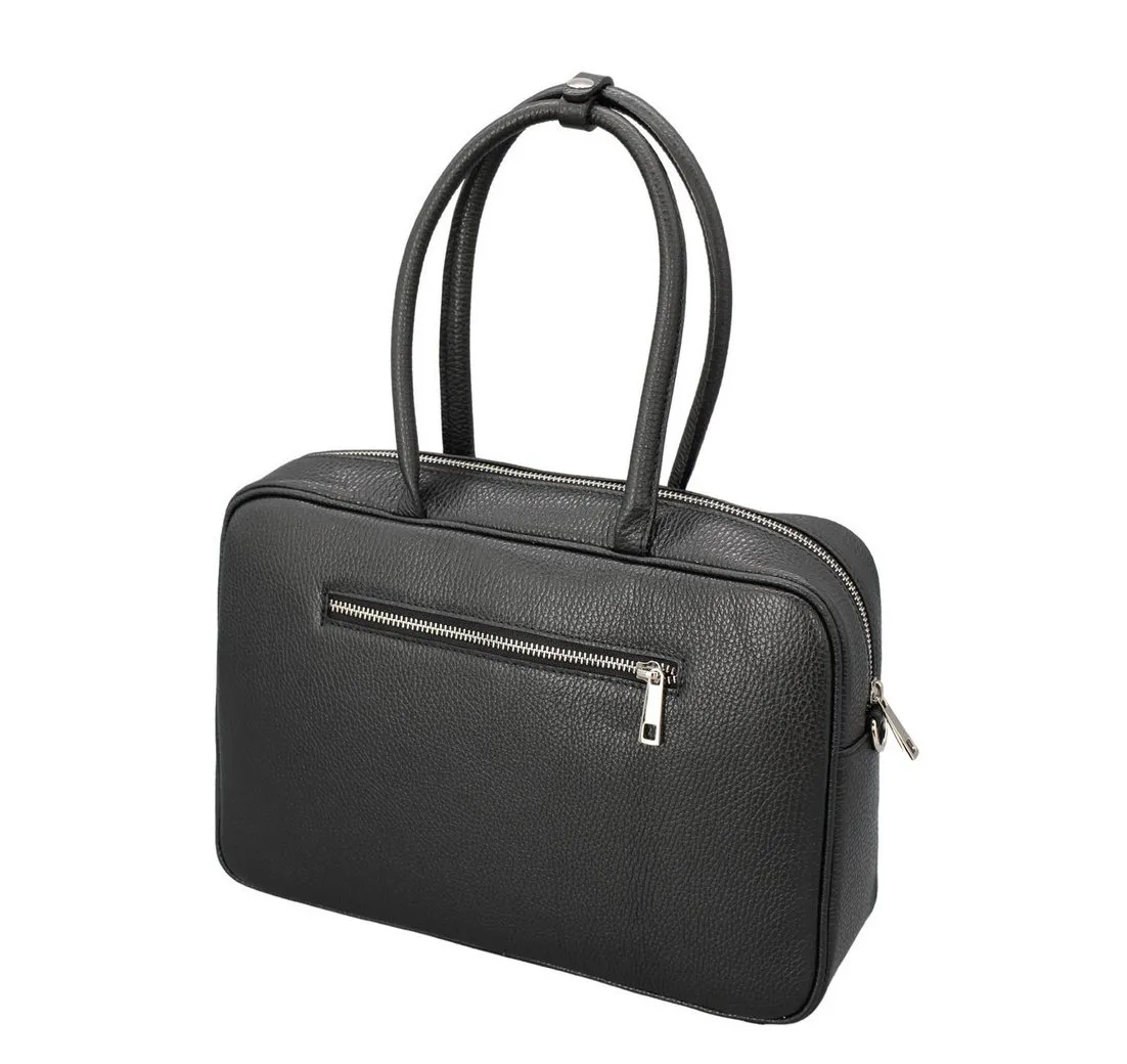 BRISE TASCHE Schultertasche Helena Damen-Handtasche und Schultertasche – Echtleder, hergestellt in Italien