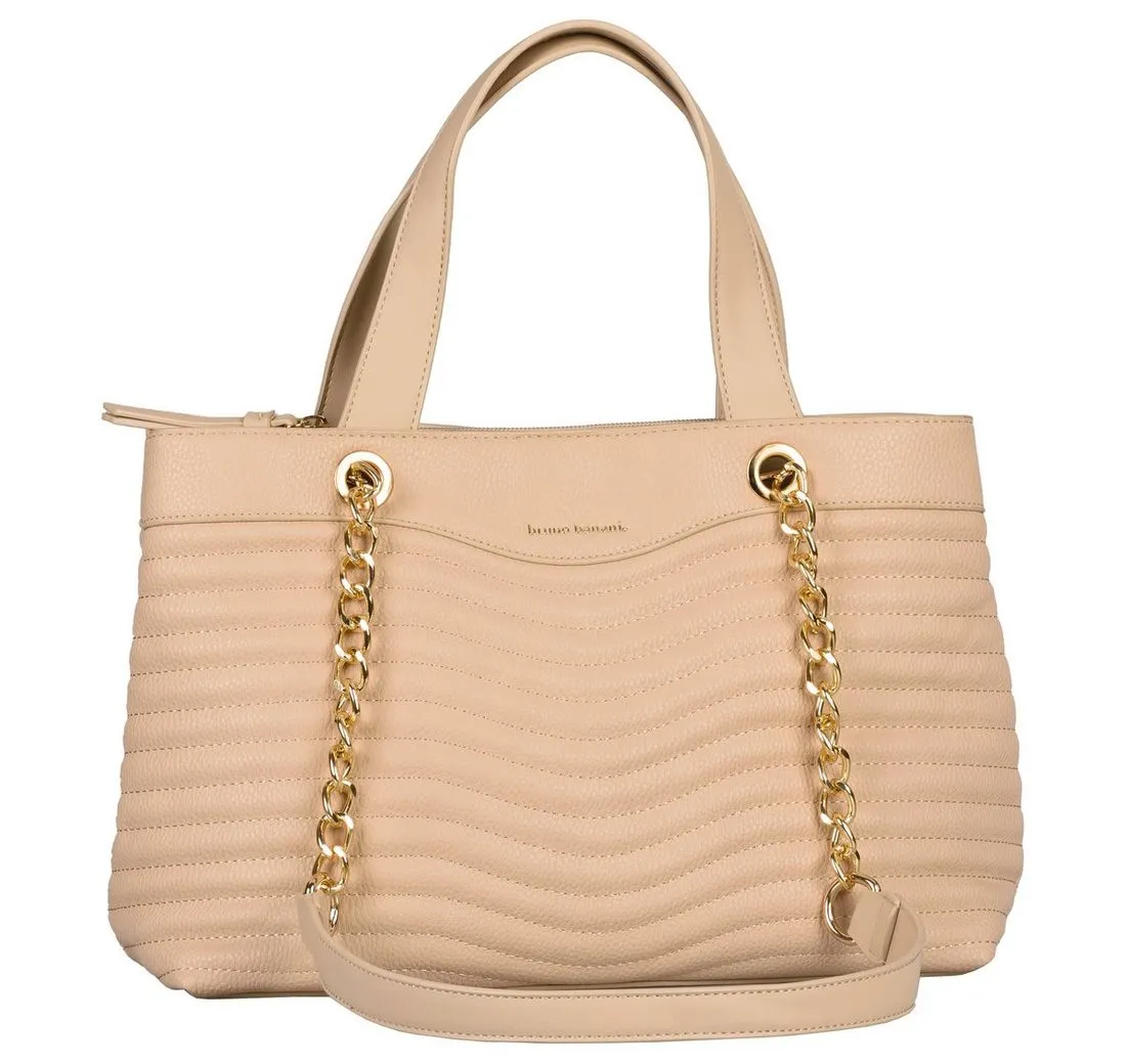 Bruno Banani Henkeltasche, mit goldfarbenen Kettendetails