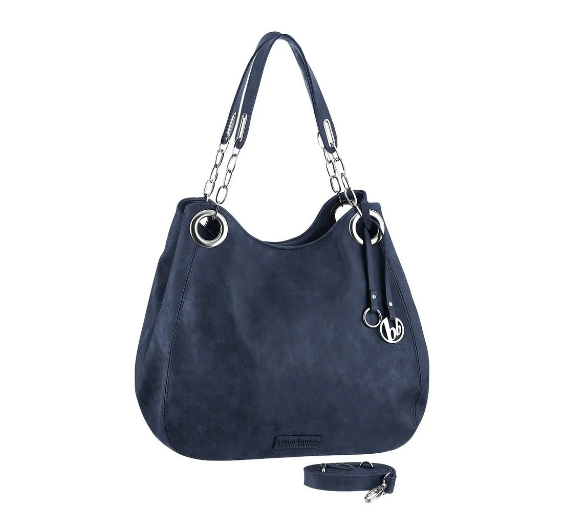 Bruno Banani Henkeltasche, mit Schmuckanhänger und silberfarbenen Details