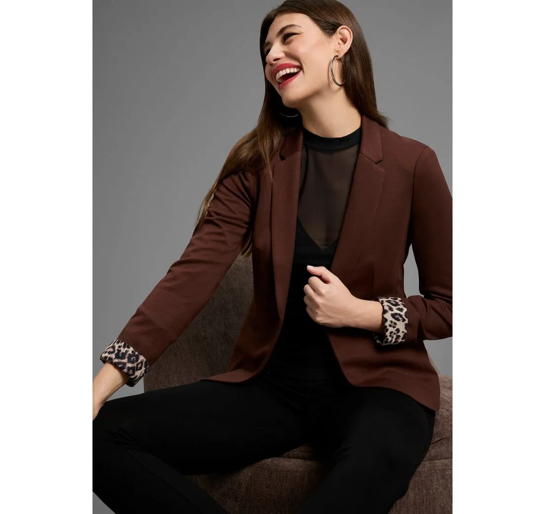BRUNO BANANI Kurzblazer Leoprint-Futter - NEUE FARBEN