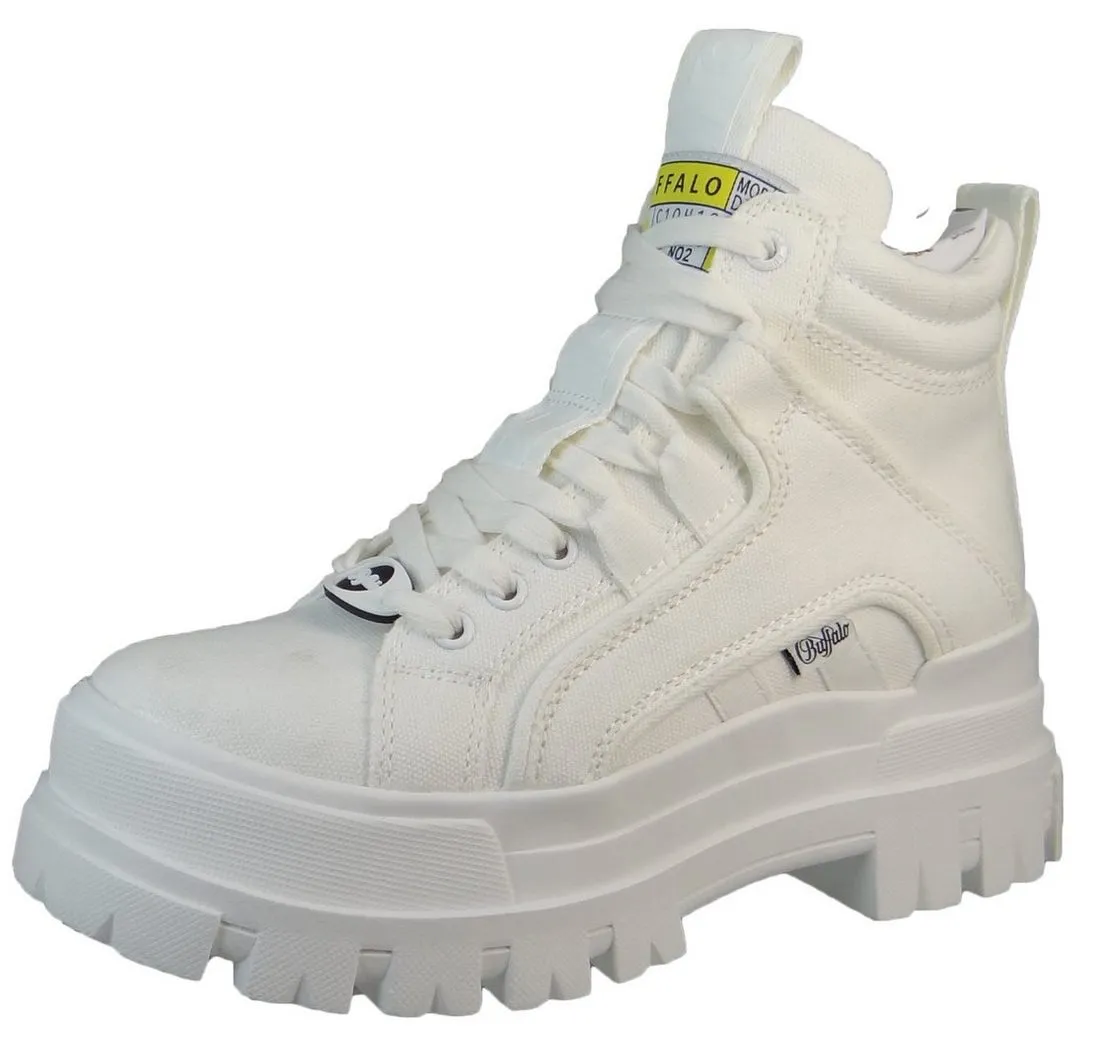 BUFFALO 1622233 Aspha NC Mid White Sneaker