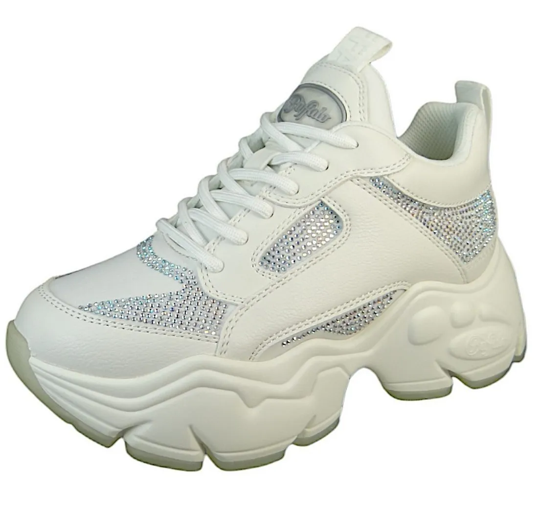 BUFFALO 1636089 Binary Athena Glam White Mermaid Sneaker