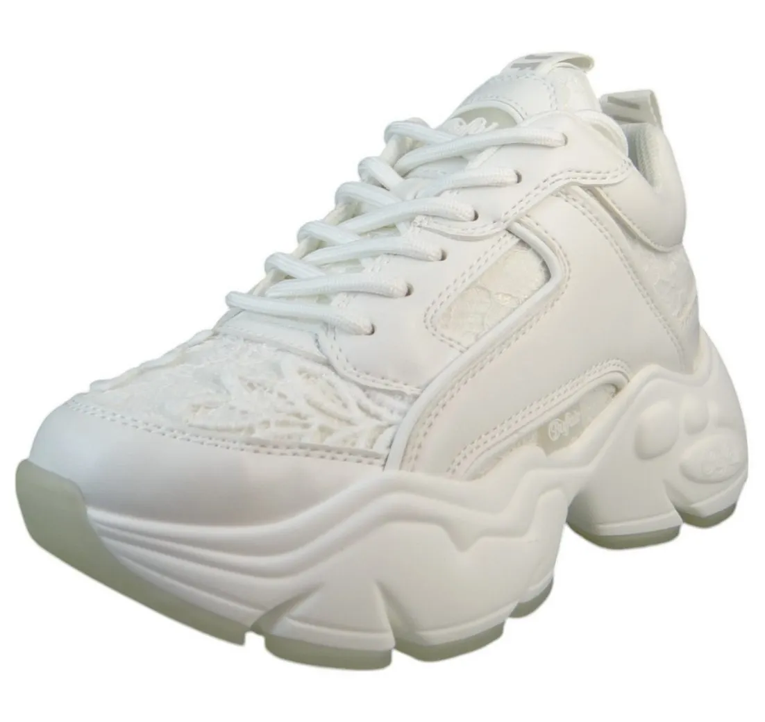 BUFFALO 1636376 Binary Bloom White Sneaker