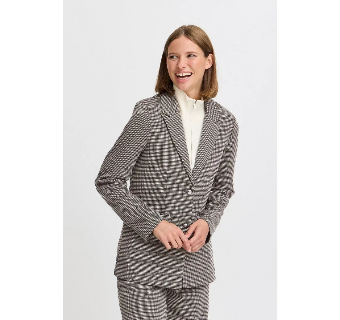 B.YOUNG Kurzblazer BYROWAN STRIPE BLAZER - eleganter Blazer mit Nadelstreifenmuster