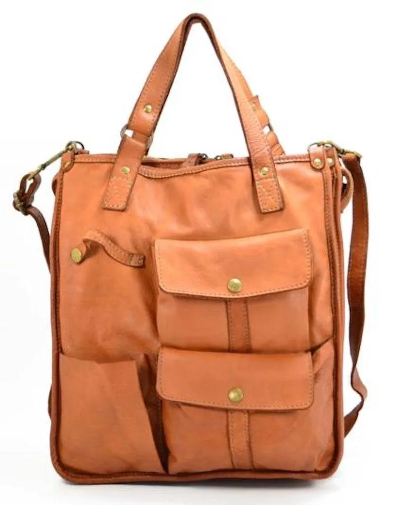 BZNA Handtasche Como Italy Designer Damen Schultertasche Tasche, viele kleine Taschen