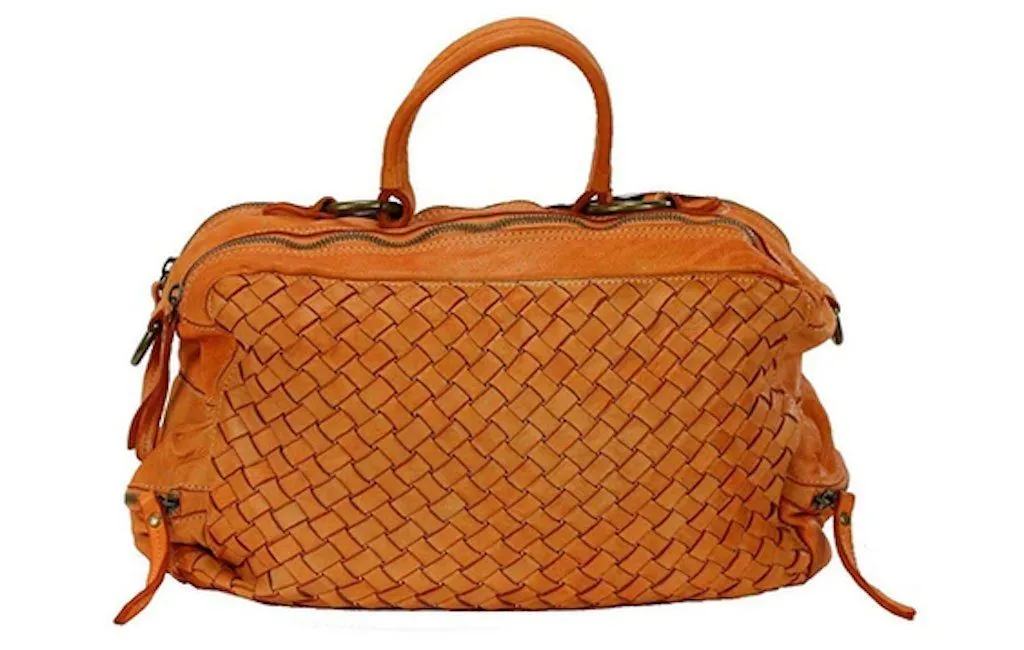 BZNA Handtasche Marie Designer Ledertasche Schultertasche