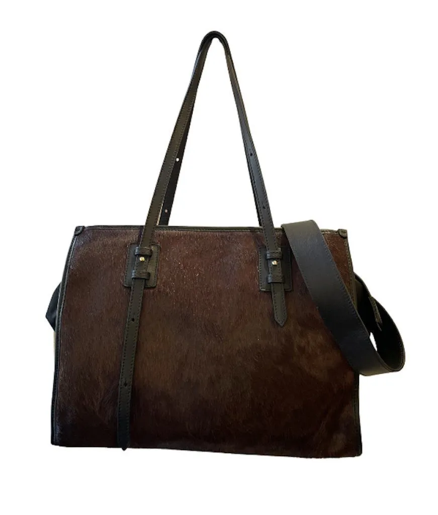 BZNA Schultertasche Miana Designer Business Fell Handtasche Ledertasche Shopper