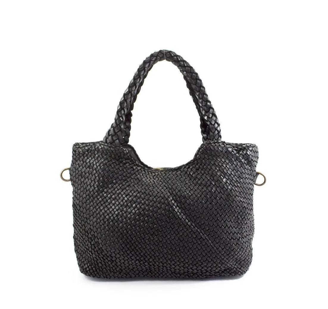 BZNA Schultertasche Yasmin Italy Designer Messenger Damen Handtasche Shopper