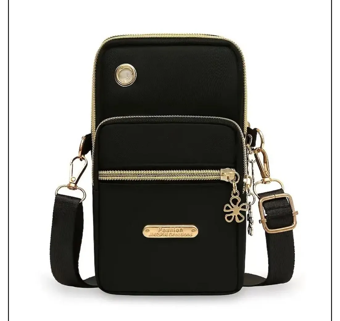 C-DESN Handtasche Damen Handy Umhängetasche Handytasche zum Umhängen Cross Body (Packung, 1-tlg., 1 x Tasche), 4er Fach Reißverschluss