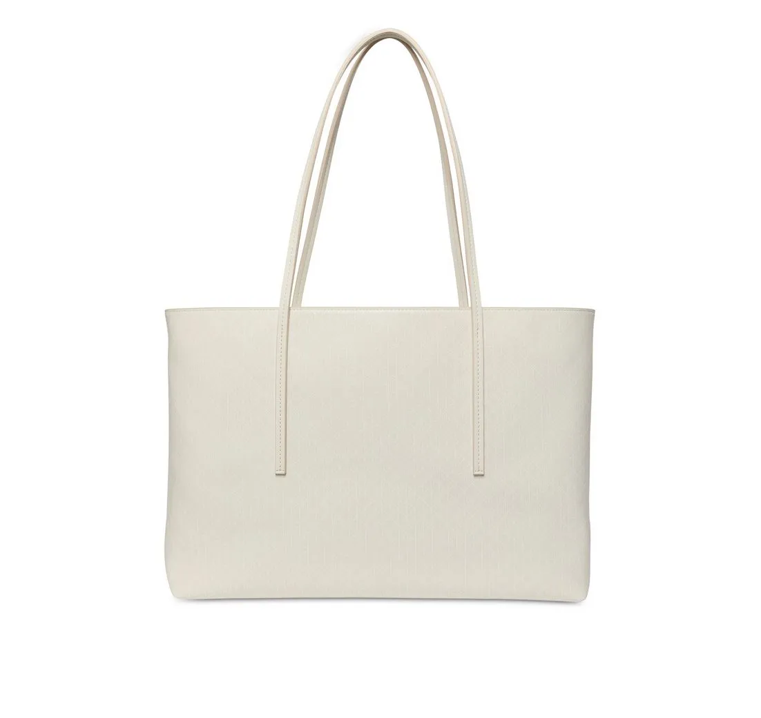 Calvin Klein Henkeltasche AOP TOTE W/ POUCH ON STRAP (2-tlg), Umhängetasche, Schultertasche, Set, mit Monogramm-Print