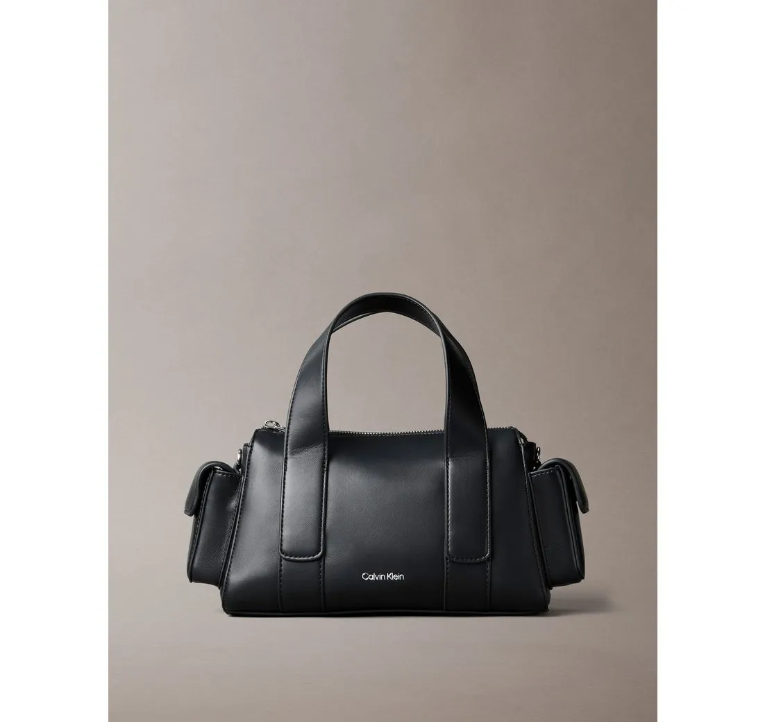 Calvin Klein Henkeltasche WEBBING STRAP POCKET BAG, Schultertasche, Umhängetasche, Handtasche Damen