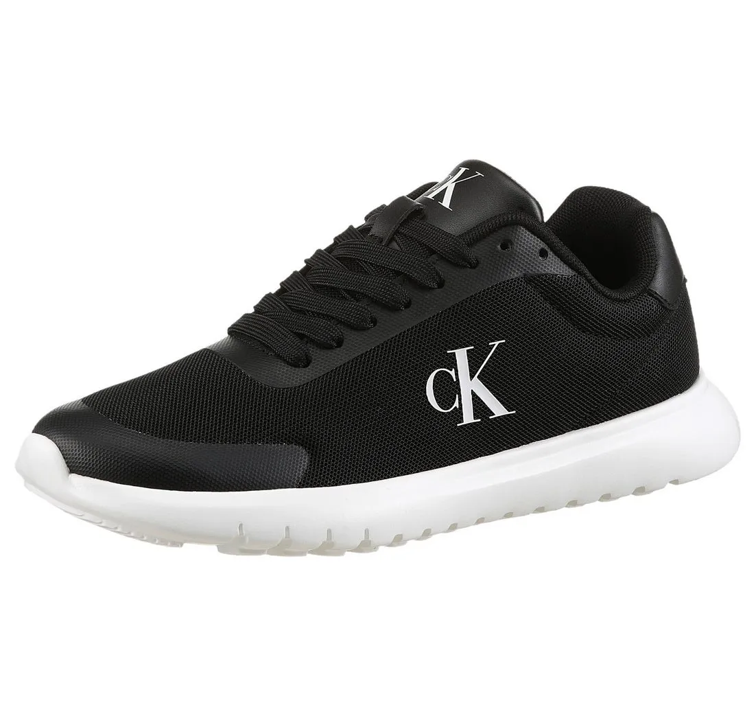 CALVIN KLEIN JEANS 3 EVA RUNNER MESH WN Keilsneaker, Freizeitschuh, Halbschuh, Schnürschuh mit Logoschriftzug