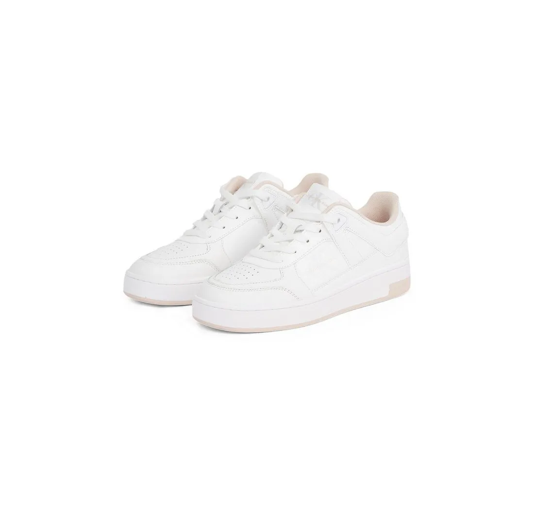 CALVIN KLEIN JEANS BASKET CUPSOLE LOW MIX Sneaker, Freizeitschuh, Halbschuh, Schnürschuh in sportiver Optik