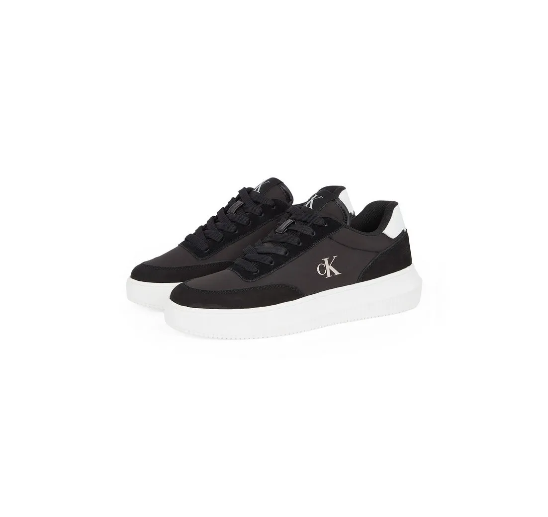 CALVIN KLEIN JEANS CHUNKY CUPSOLE LOW MIX IN Sneaker, Freizeitschuh, Halbschuh, Schnürschuh mit CK Logo
