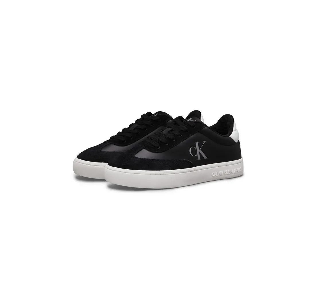 CALVIN KLEIN JEANS CLASSIC CUPSOLE LOW MG MIX Plateausneaker, Schnürschuh, Halbschuh, Freizeitschuh mit gepolstertem Schaftrand