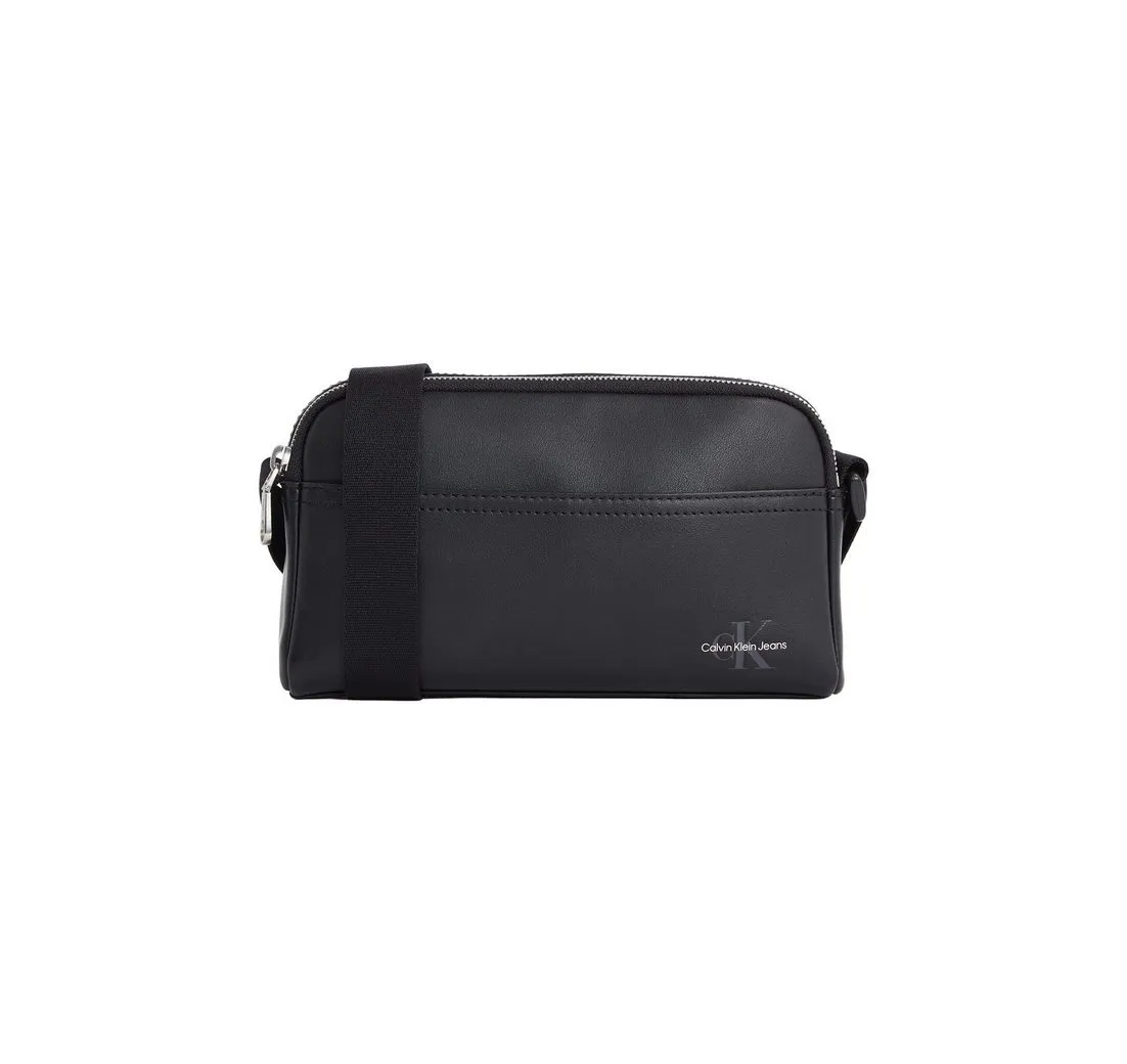 Calvin Klein Jeans Mini Bag MONO LOGO CAMERA BAG 22, Umhängetasche klein, Schultertasche, Body Bag uni