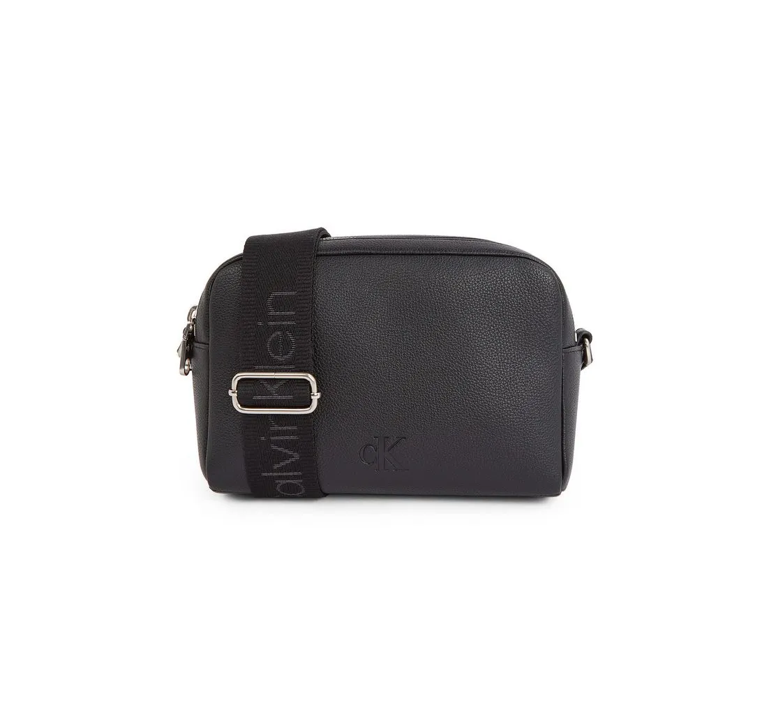 Calvin Klein Jeans Mini Bag ULTRALIGHT CAMERA BAG21 PU, kleine Umhängetasche Damen, Schultertasche mit Reißverschlüssen