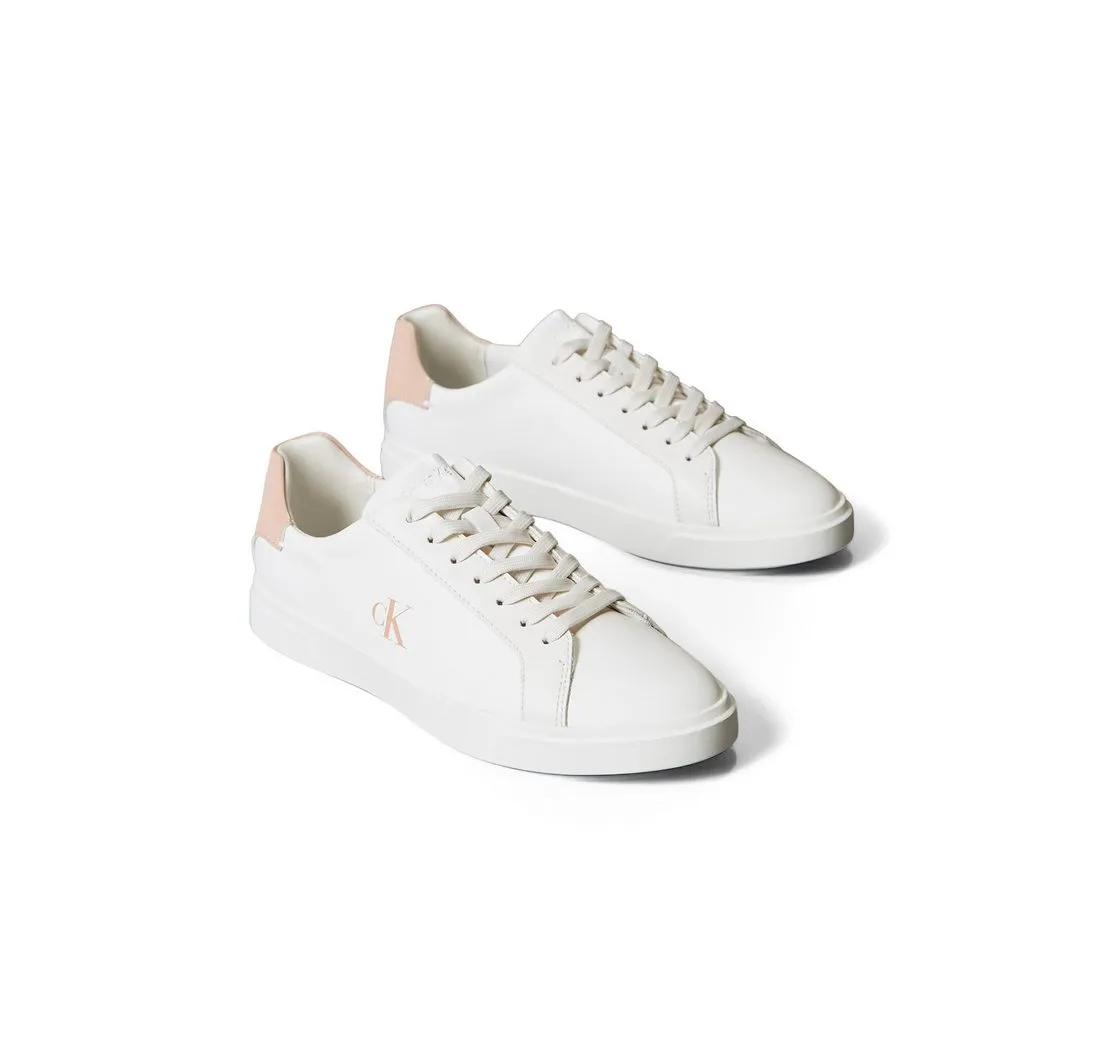 CALVIN KLEIN LOW PRO CUPS LTH MG Sneaker Schnürschuh, Halbschuh, Freizeitschuh mit seitlichem CK-Logo