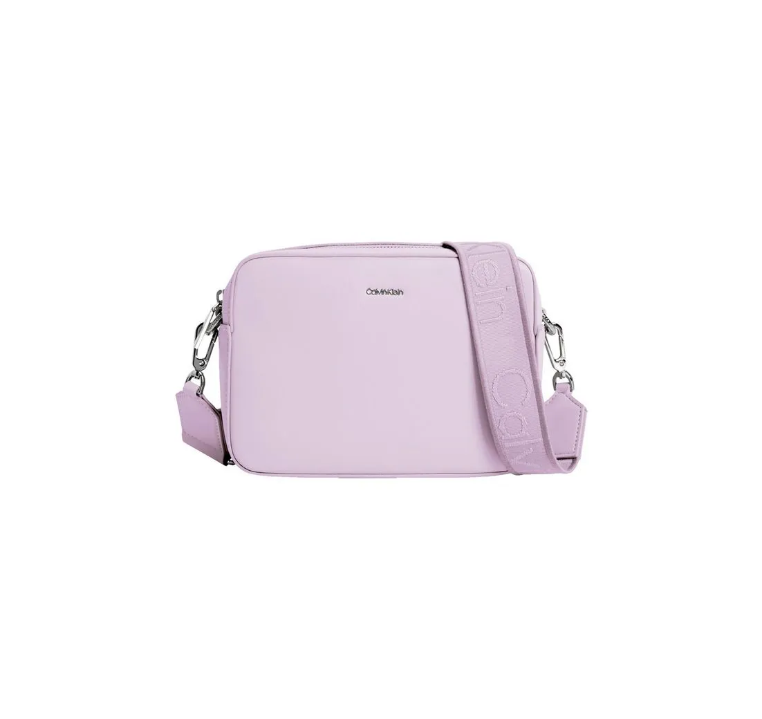 Calvin Klein Mini Bag CK MUST SMALL CAMERA BAG, kleine Damen-Umhängetasche, Schultertasche mit Logo-Schriftzug