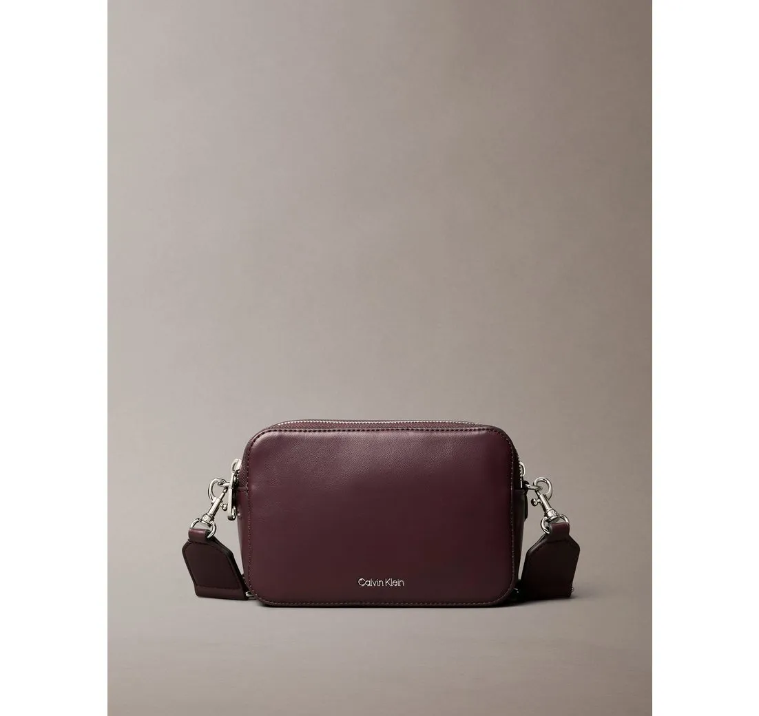 Calvin Klein Mini Bag WEBBING DOUBLE STRAP CAMERA BAG, Schultertasche, Henkeltasche, Umhängetasche