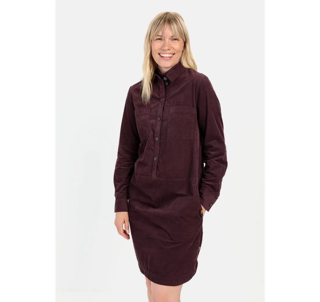 CAMEL ACTIVE Cordkleid aus reiner Baumwolle Markenlabel