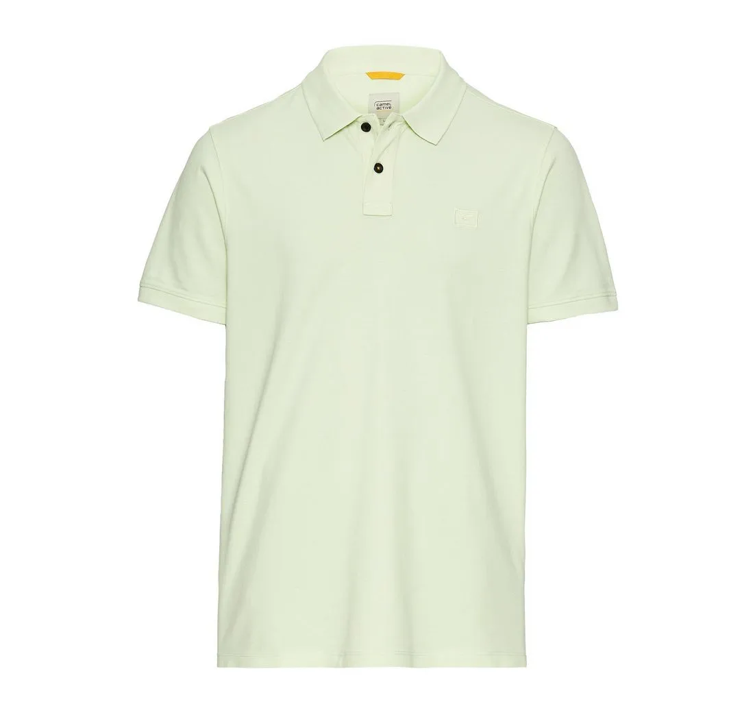 CAMEL ACTIVE Poloshirt mit Logo-Stickerei