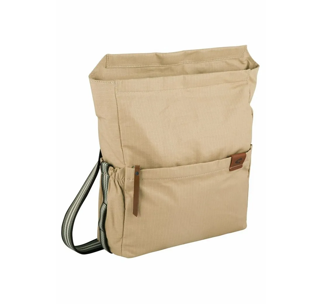 camel active Schultertasche Cross Bag aus strukturiertem Canvas Material