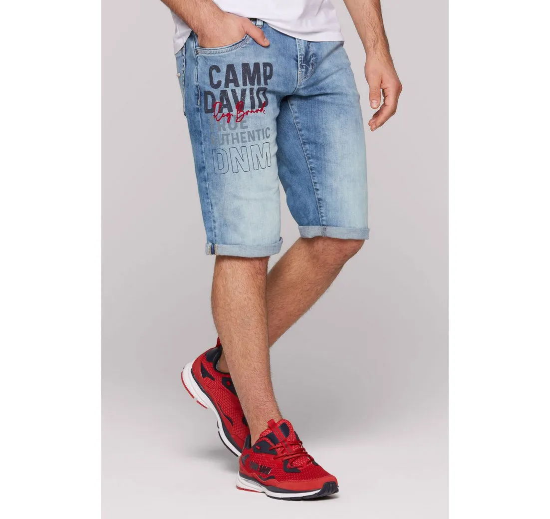 CAMP DAVID Jeansshorts mit Turn-Up Saum