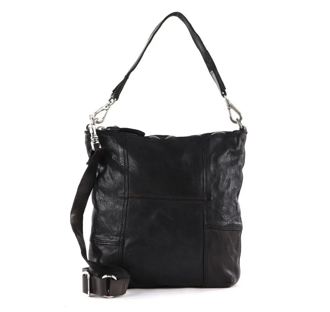 Campomaggi Schultertasche Shoulder Bag, aus echtem Kalbsleder