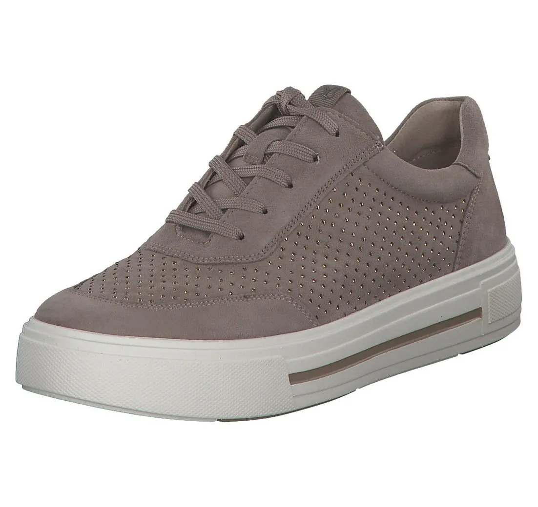 CAPRICE 9-23350-43/338 MUD SUEDE Schnürschuh