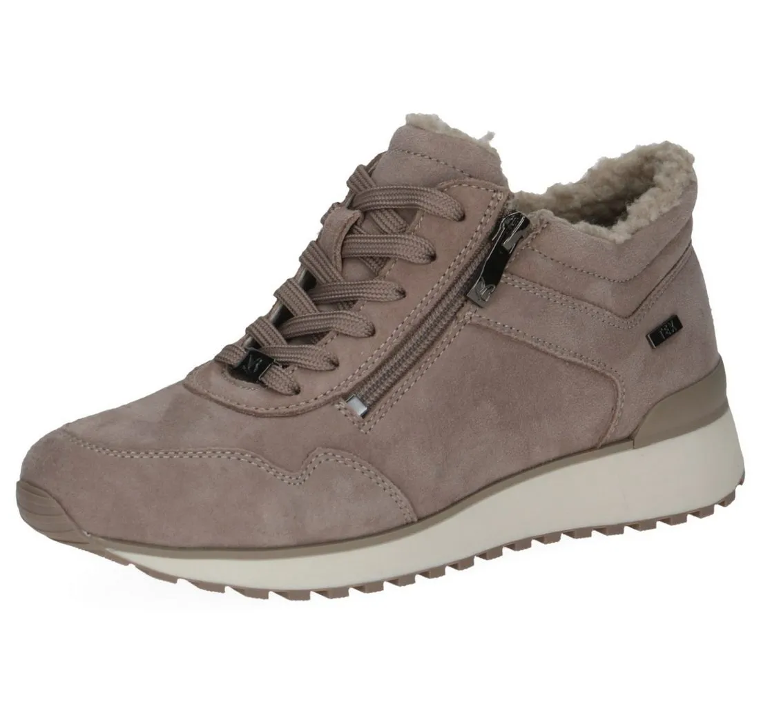 CAPRICE 9-26201-43 343 Taupe Suede Sneaker