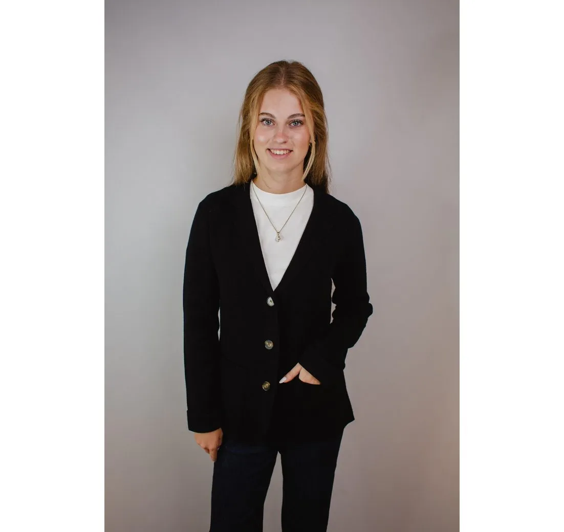 CATNOIR Blusenblazer Blazer CATNOIR schwarz