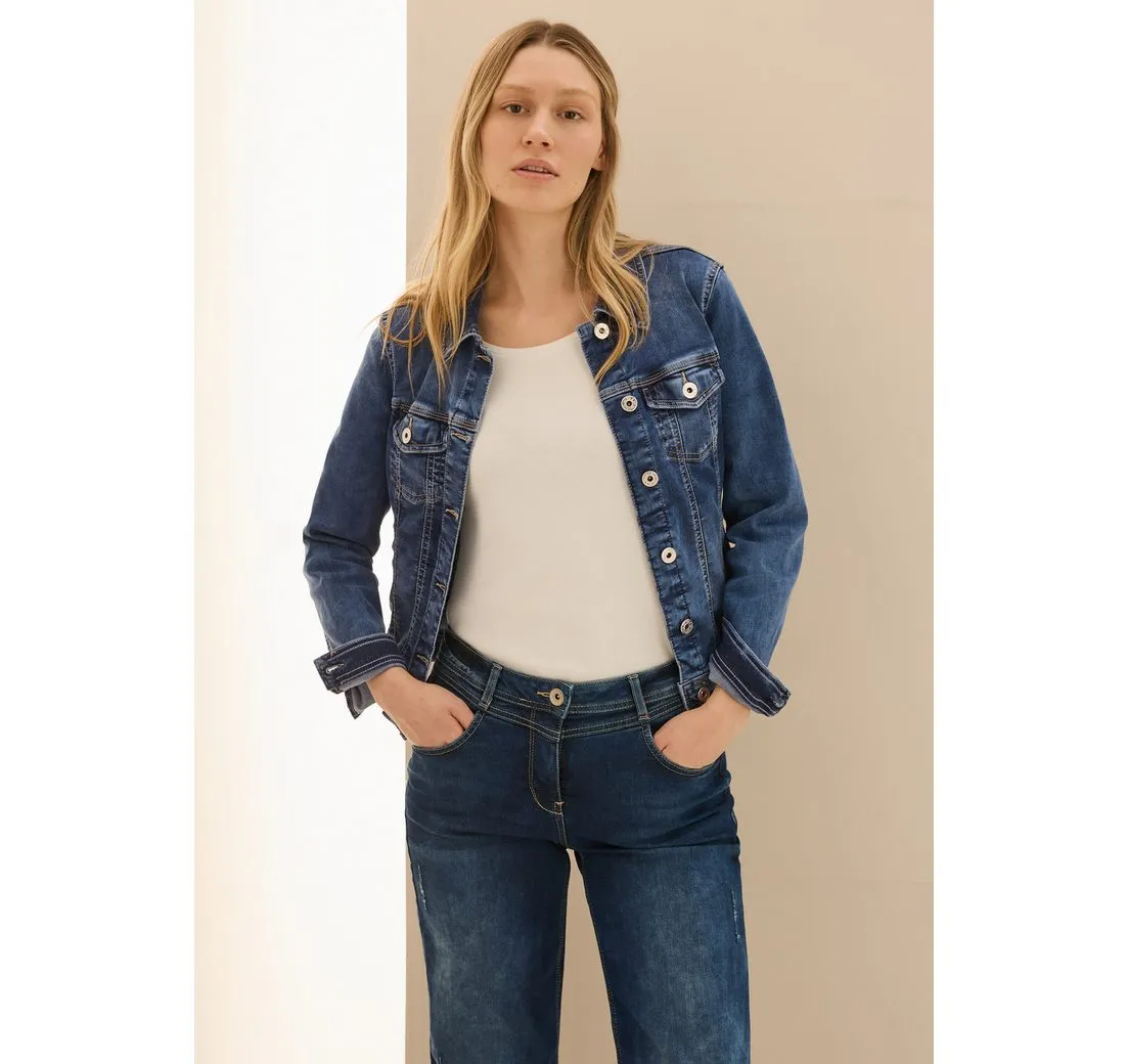 CECIL Jeansjacke mit Brusttaschen