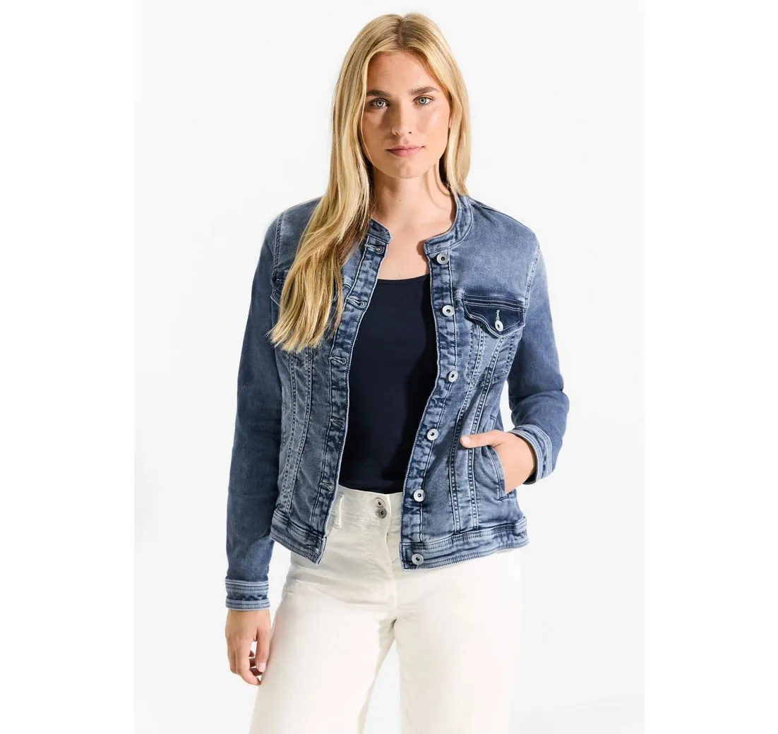 CECIL Jeansjacke mit Brusttaschen