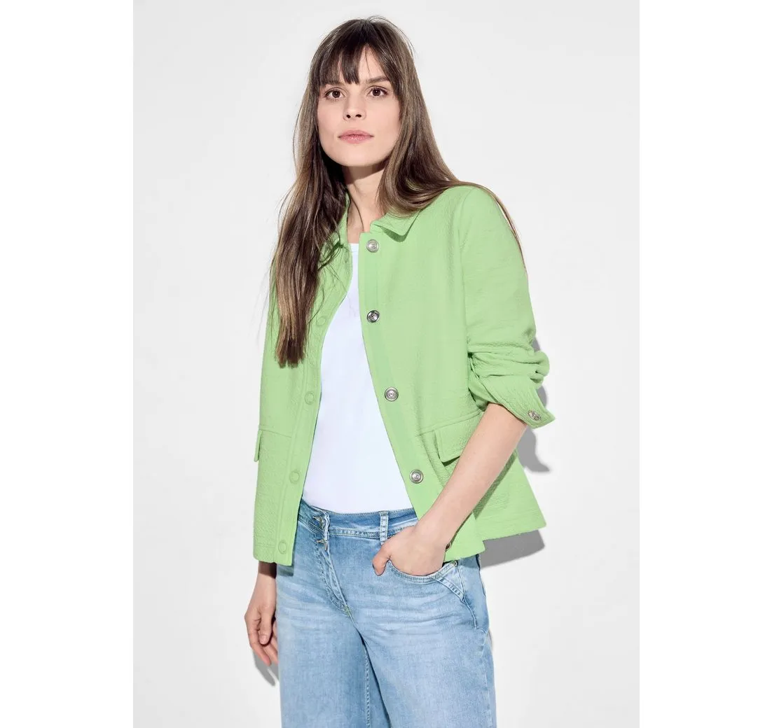 CECIL Kurzjacke aus softem Materialmix