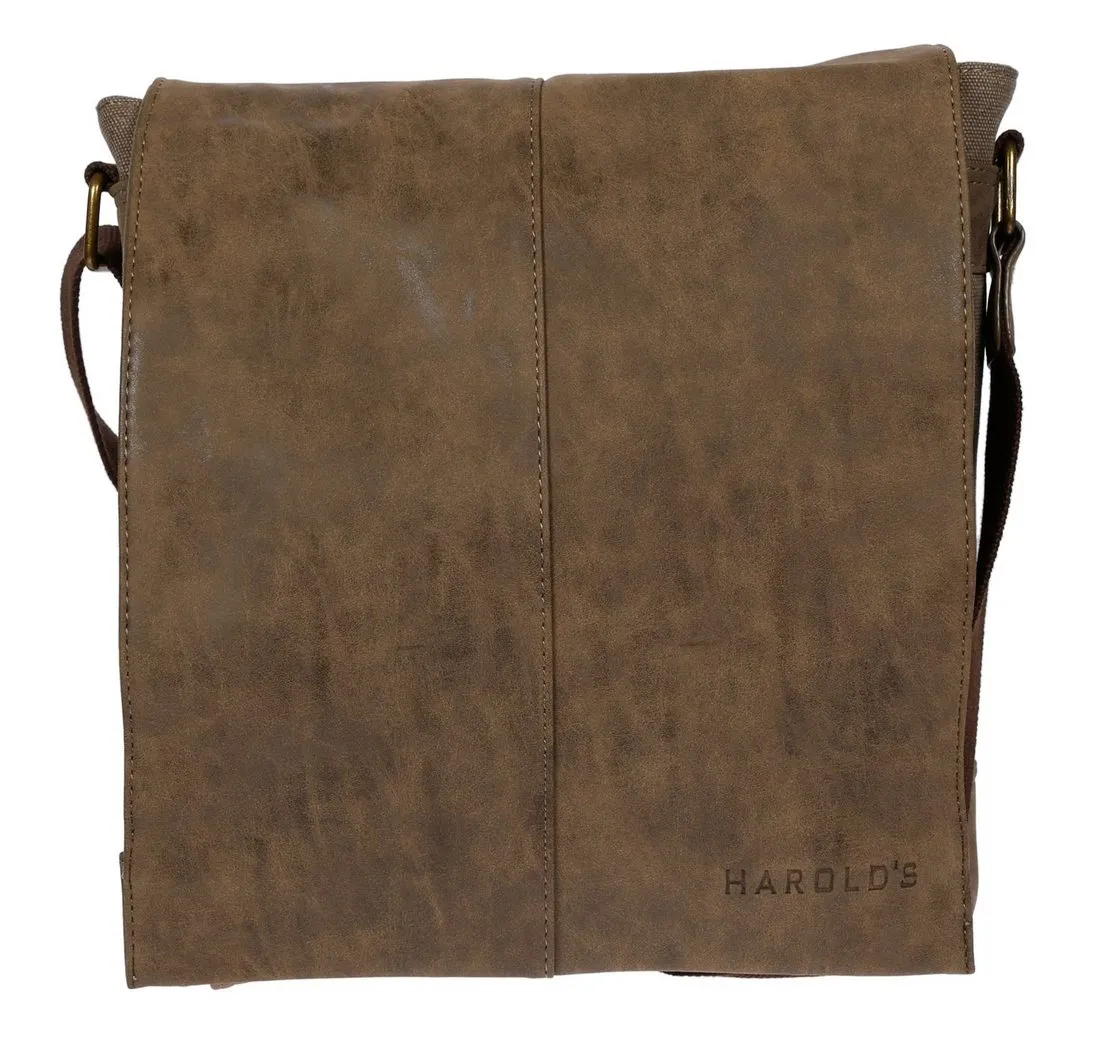 Christian Wippermann Henkeltasche Umhängetasche Messenger Bag Schultertasche Tasche Canvas mit Überschla