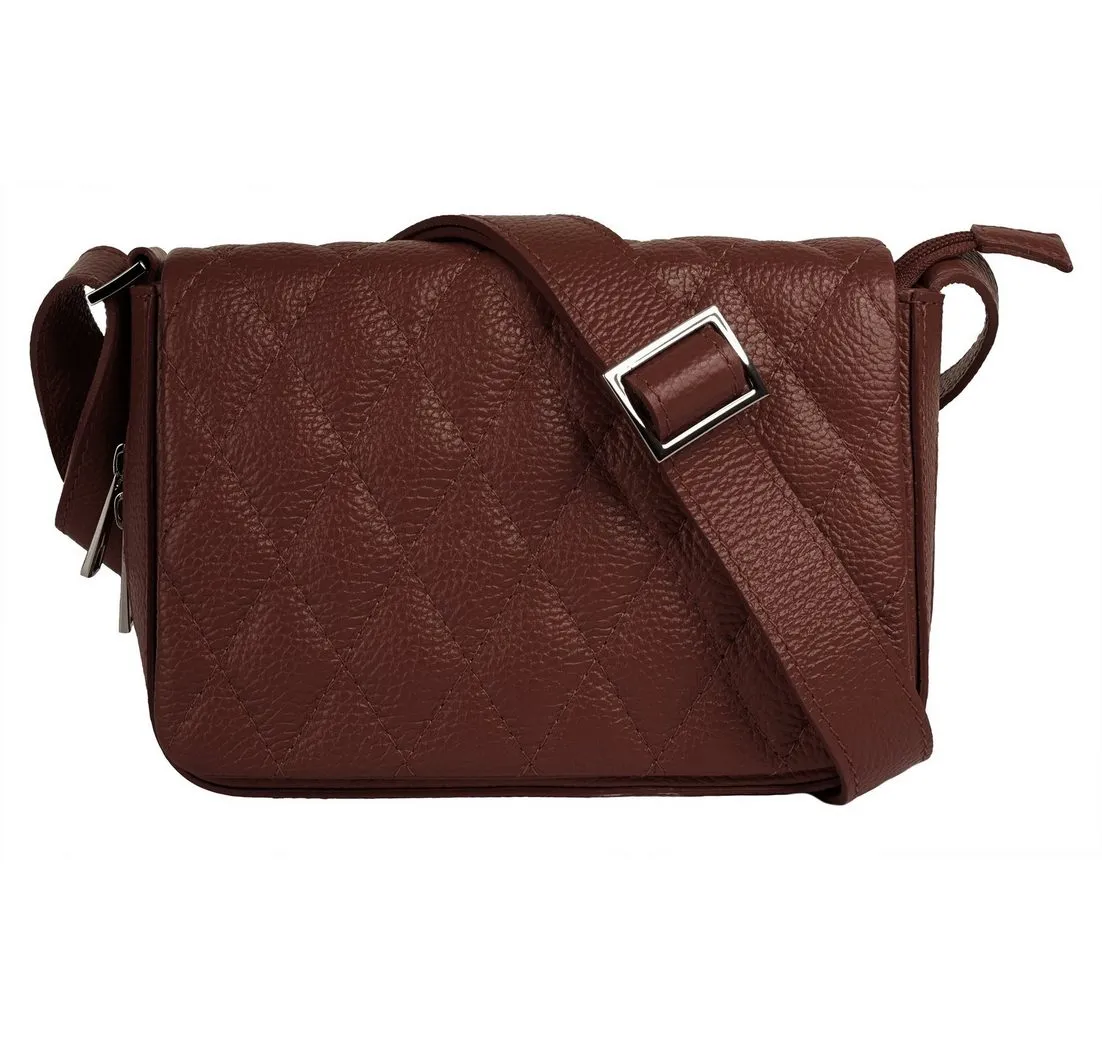 Cluty Henkeltasche, echt Leder, Made in Italy