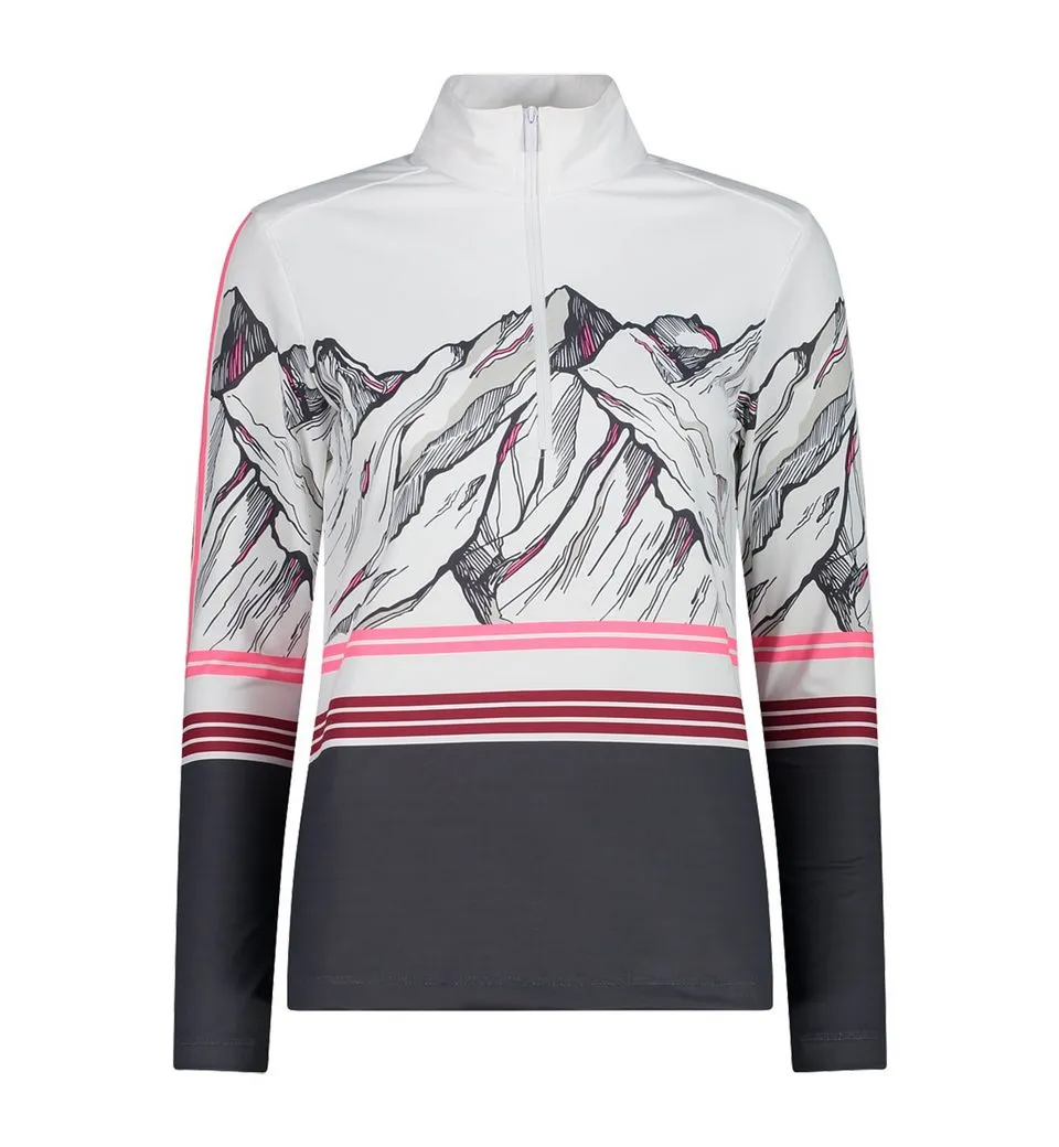 CMP Stillpullover CMP Damen Softech Stretch Pullover 33L0956 weiß