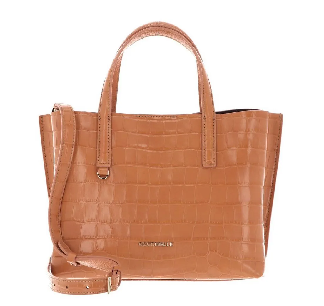 COCCINELLE Handtasche Matinee Croco Shiny Soft