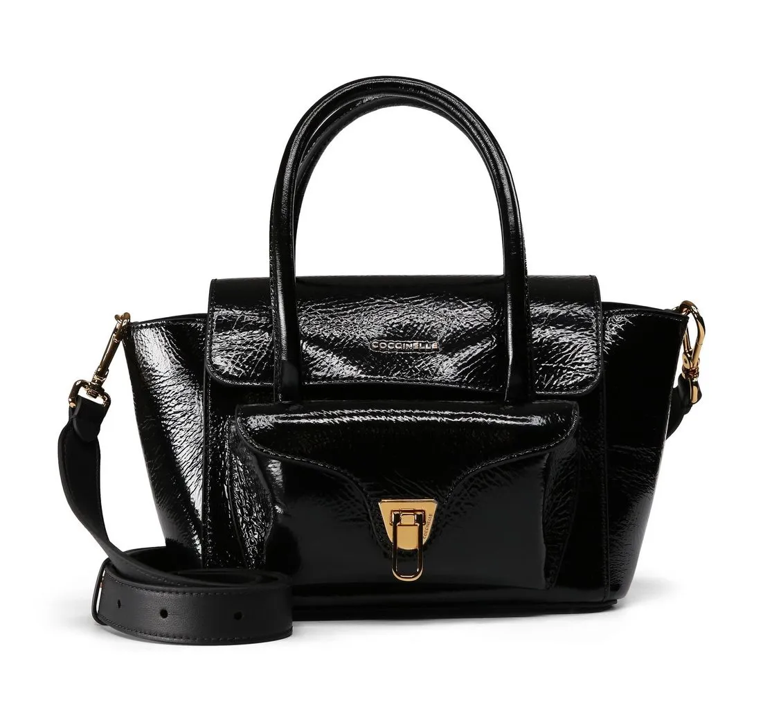 COCCINELLE Henkeltasche Double Beat, Leder
