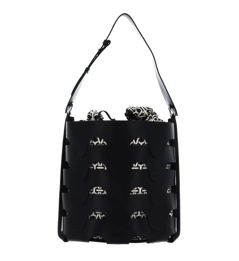 COCCINELLE Schultertasche Bucket Bag, aus echtem Kalbsleder