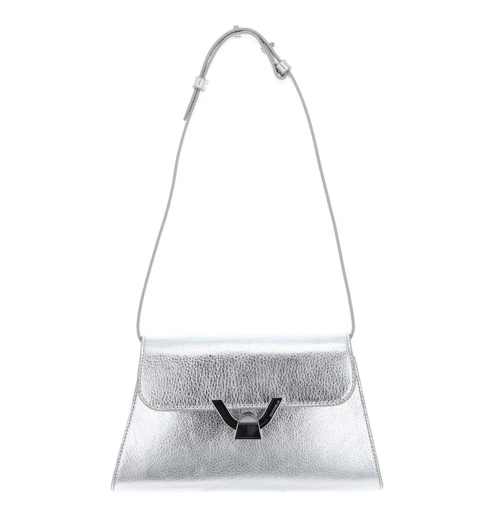 COCCINELLE Schultertasche Handbag Grained Leather, aus echtem Rindsleder