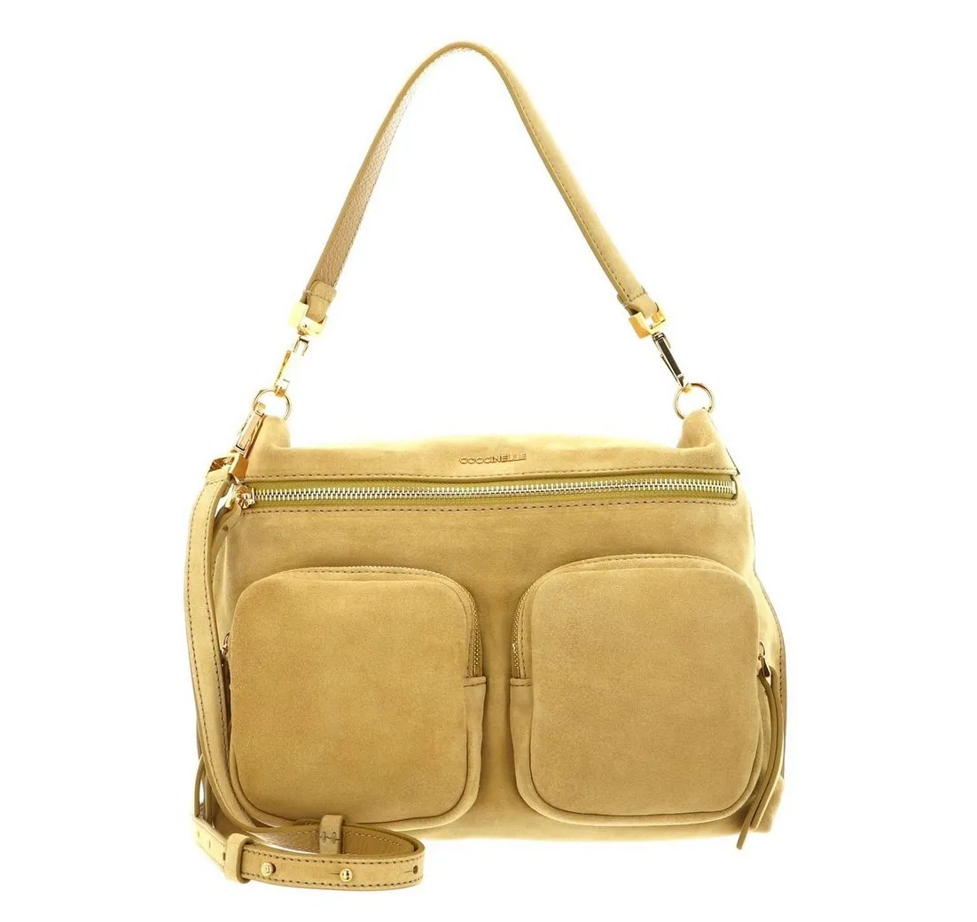 COCCINELLE Schultertasche Hyle Suede