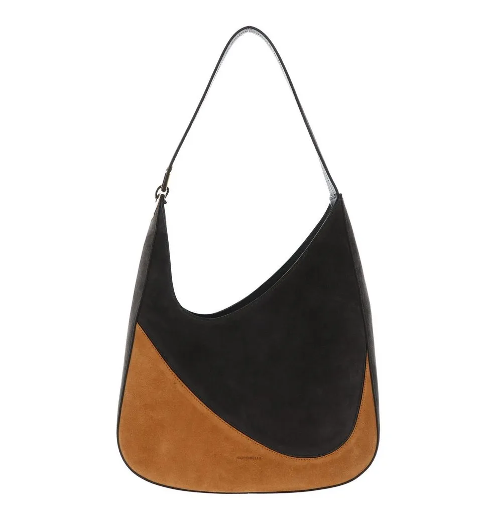 COCCINELLE Schultertasche Shoulderbag, aus echtem Rindsleder