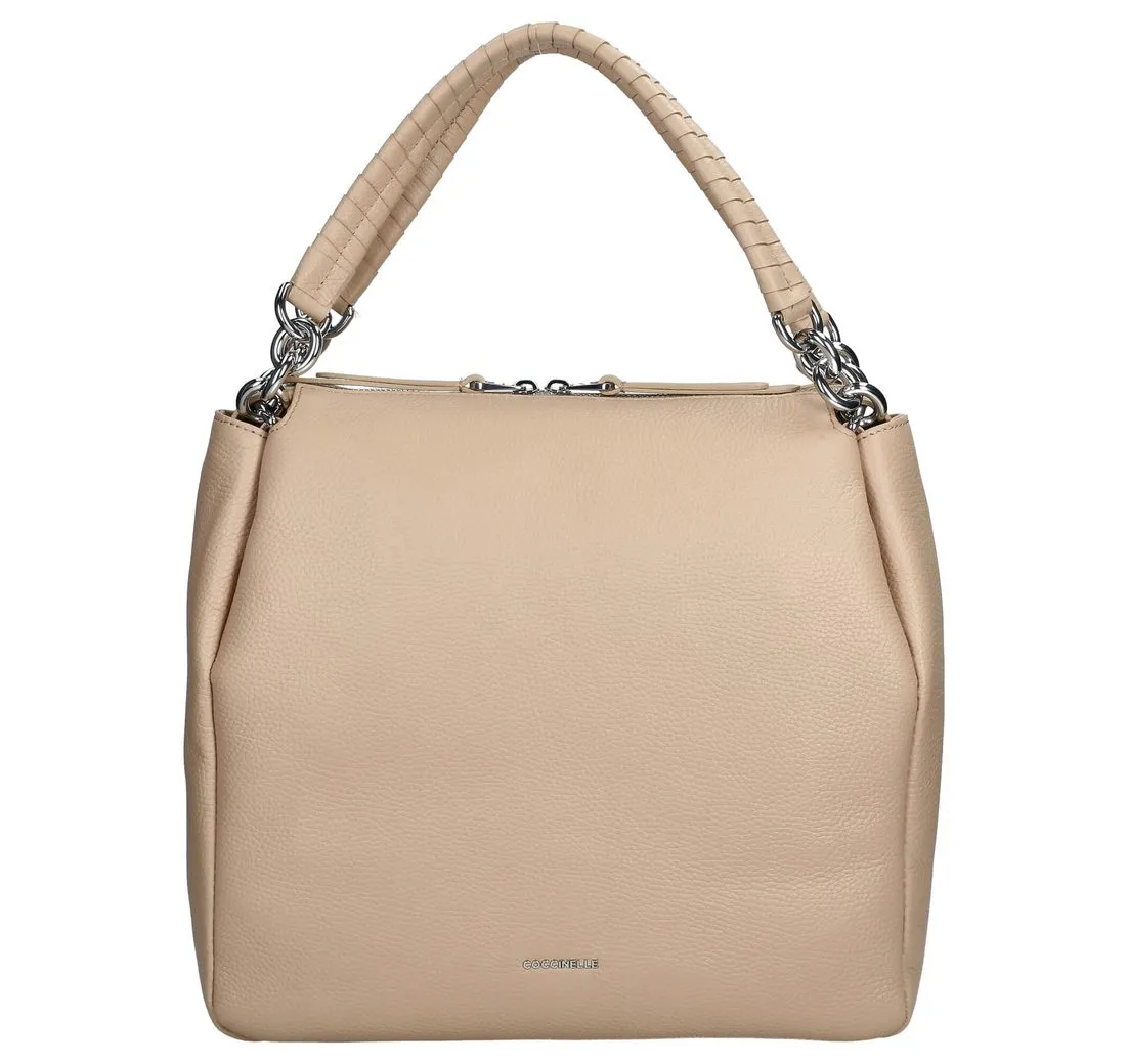 COCCINELLE Umhängetasche Maelody - Schultertasche 32 cm (toasted)