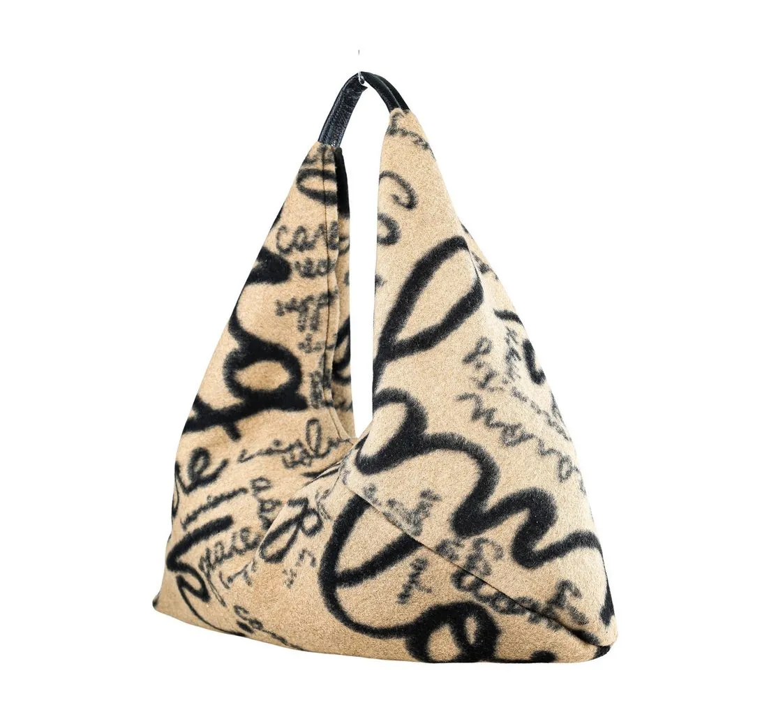 COLLEZIONE ALESSANDRO Schultertasche FashionistaToo, Dicke Stofftasche, Made in Italy